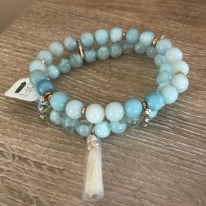 Loft Aqua stone bracelet
